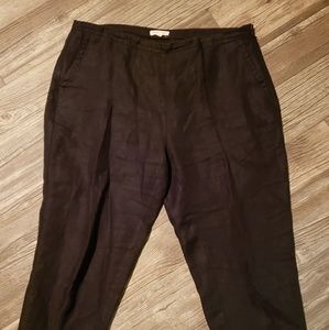 Sz M Eileen Fisher 100% Linen Capri